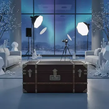 Аренда Сундук Karl коричневый в санатории «Заполярье» — ART SPACE