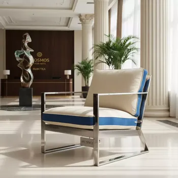 Аренда Кресло металлическое с подушками Cannole в Cosmos Sochi Hotel — ART SPACE