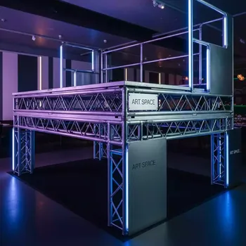 Аренда Трибуна двухсекционная Layher 2 ряда в ресторане «Sanremo» — ART SPACE