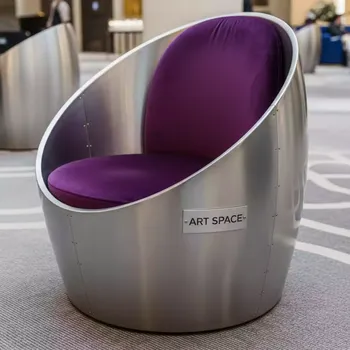 Аренда Кресло бочка фиолетовое в комплексе Sea Galaxy — ART SPACE