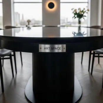 Аренда Стол Black Tulip Oval в ресторане «Магадан» — ART SPACE