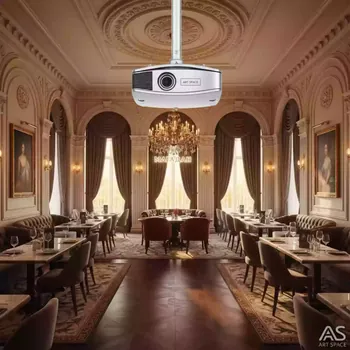 Аренда Крепление для проектора SMS Projector CL F75 A S с Unislide серебристое в ресторане «Магадан» — ART SPACE