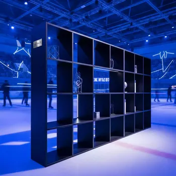 Аренда Стеллаж металлический Cube Loft Black в Ледовом дворце «Айсберг» — ART SPACE