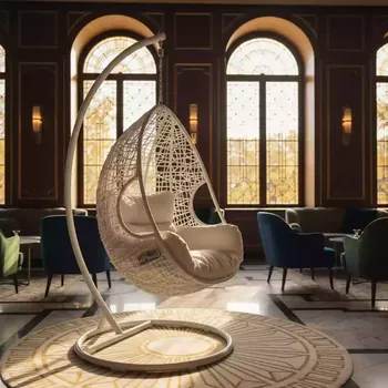 Аренда Кресло подвесное КМ 0021 белое в Boutique Hotel PORTUM 1905 — ART SPACE