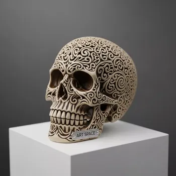 Аренда Фигура декоративная резная Череп 10,5 см в Mantera Supreme — ART SPACE