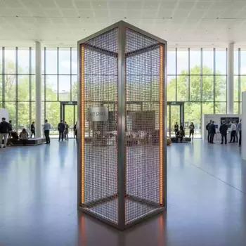 Аренда Колонна из стальной сетки Big высота 80 см в Alpha Sirius — ART SPACE
