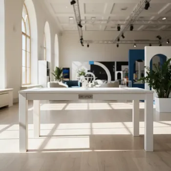 Аренда Стол Лидер 1 белый 1500х900 мм в Sport Inn Hotel & Wellness — ART SPACE