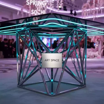 Аренда Стол переговорный на металлическом основании в казино «Сочи» — ART SPACE