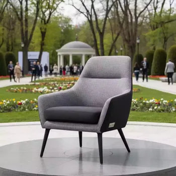 Аренда Кресло серо черное полиэстер M2325 в парке «Ривьера» — ART SPACE