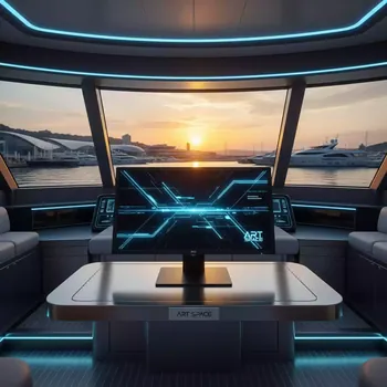 Аренда Монитор 21,5 AOC Value line E2270SWN черный на VIP теплоходе (Морпорт Сочи) — ART SPACE