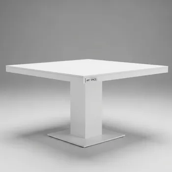 Аренда Обеденный стол WHITE 90 90 S HT TU10 white в Cosmos Sochi Hotel — ART SPACE