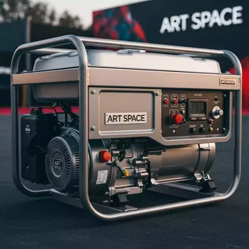 Аренда Генератор электричества бензиновый Huter 7 кВт в Red Arena — ART SPACE