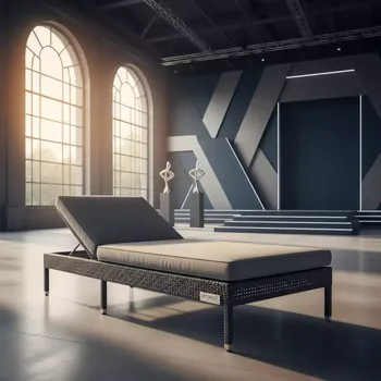 Аренда Шезлонг плетеный с матрасом Ralph Ash в Red Arena — ART SPACE