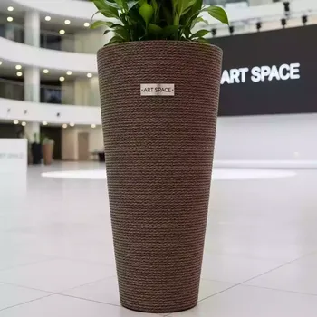 Аренда Кашпо для цветов Prosperplast Matuba Slim венге 57,18 л в ледовой арене «Шайба» — ART SPACE
