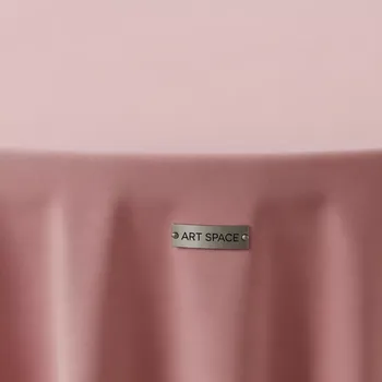 Аренда Скатерть круглая габардиновая Рондо розовая на арене «Фишт» — ART SPACE