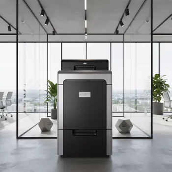 Аренда Шредер Bulros 8620M 2х10 мм черный серебро дверь контур в Университете «Сириус» — ART SPACE