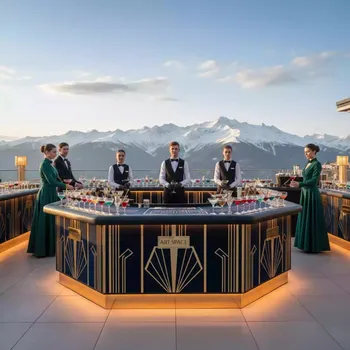 Аренда Казино коктейльное на площадке Rosa Peak (2320м) — ART SPACE