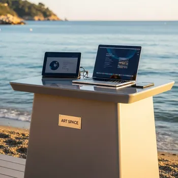 Аренда Стол пластиковый Air Table 140 на пляже «Ривьера» — ART SPACE