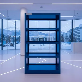 Аренда Стеллаж металлический Практик SB 185KD 100x30 4M синий в Grand Karat Sochi — ART SPACE
