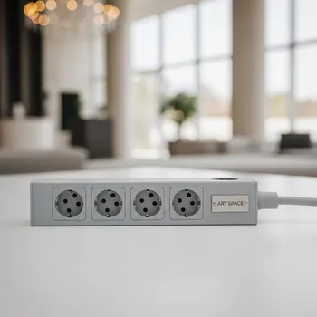 Аренда Сетевой фильтр ZIS Company PILOT mini 7 м 4 розетки светло серый в Rodina Grand Hotel & SPA — ART SPACE