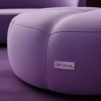 Аренда Пуф shape lilac round в пляжном клубе Del Mar — ART SPACE