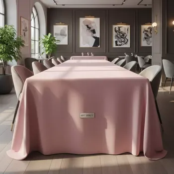 Аренда Скатерть прямоугольная розовая Pantone U в ресторане «Brunello» — ART SPACE