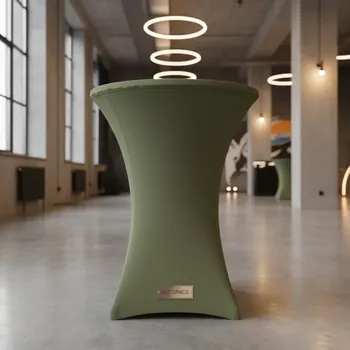 Аренда Скатерть стрейч для коктейльного стола D 78 см армейская в Stella di Mosca — ART SPACE