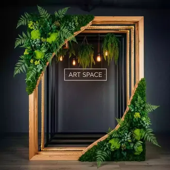 Аренда Фотозона в стиле эко в ресторане «Brunello» — ART SPACE