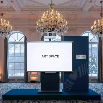 Аренда Комплект интерактивная доска SMART Board SBM787V с проектором EXD 201 и креплением SBM787EXD 201L в Sochi Marriott Krasnaya Polyana — ART SPACE