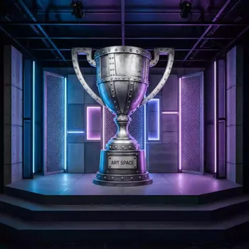 Аренда Фотозона кубок победителя в комплексе Sea Galaxy — ART SPACE