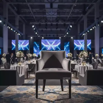 Аренда Кресла Opal темно серое велюр в VK Stadium Sirius — ART SPACE