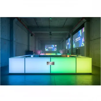 Аренда Стойка барная пластиковая светящаяся Jumbo Bar Lighting в Сириус Арене — ART SPACE
