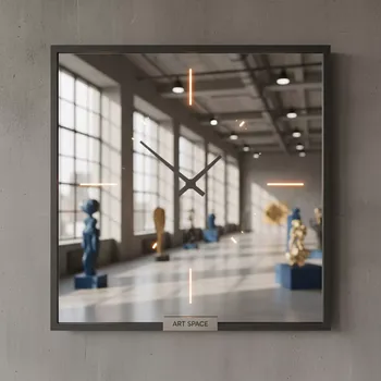 Аренда Зеркало с часами в зале «Чайка» (Морпорт) — ART SPACE
