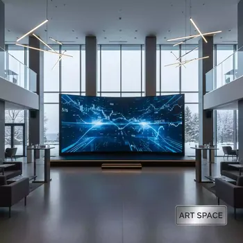 Аренда Экран светодиодный гибкий с шагом 2,5 мм в Pullman Sochi Centre — ART SPACE