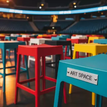 Аренда Стул пластиковый полубарный Colorfive ST в Сириус Арене — ART SPACE