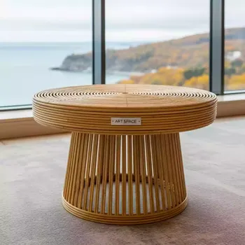 Аренда Столик кофейный Форио из искусственного ротанга соломенный в отеле Hyatt Regency Sochi — ART SPACE