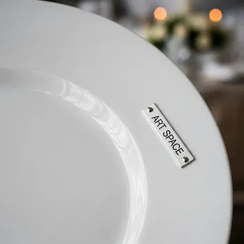 Аренда Тарелка Fonda белая фарфоровая 25 см в City Park Hotel Sochi — ART SPACE