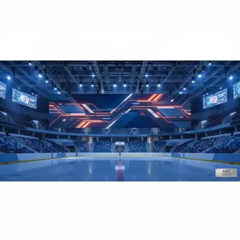 Аренда Баннер литой Blackout двухсторонний Vikuflex 440 гр 50х3.2 м мат 250Dx250D 36x36 в Ледовом дворце «Айсберг» — ART SPACE