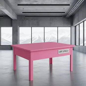 Аренда Столик детский прямоугольный Маммут розовый 77х55 см в Golden Tulip Rosa Khutor — ART SPACE