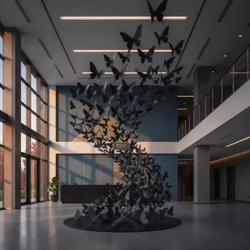 Аренда Бабочка чёрная в Novotel Resort — ART SPACE