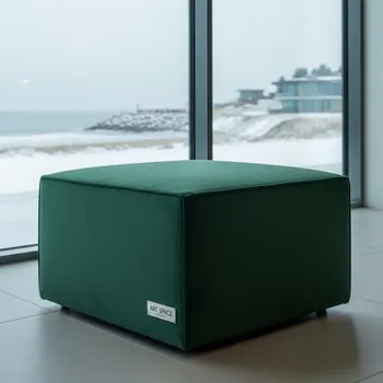 Аренда Пуф shape emerald cube в пляжном комплексе VinoGrad — ART SPACE