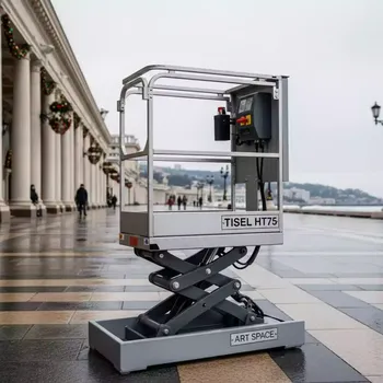 Аренда Стол подъемный гидравлический Tisel HT75 на территории Морпорта Сочи — ART SPACE