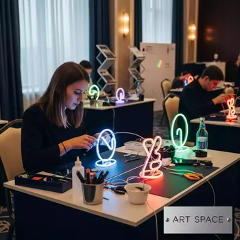 Аренда Мастер класс неоновый символ в Гранд Отель Сочи — ART SPACE