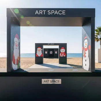 Аренда Тир новогодние герои на пляже «Ривьера» — ART SPACE