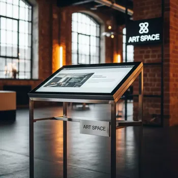 Аренда Киоск сенсорный Axe Tech Aura Medium в Skypark Sochi — ART SPACE