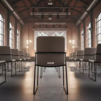 Аренда Стул офисный с обивкой Kanvas U Full в лофте «Студия 21» — ART SPACE