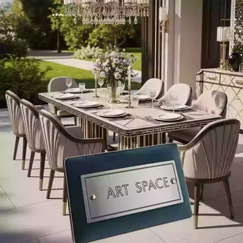 Аренда Садовой мебели для обеда RDT 054 10 RCC 054 в комплексе Sea Galaxy — ART SPACE