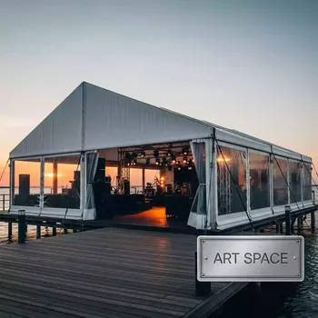 Аренда Шатер двускатный 25х15 в ресторане «Паруса» — ART SPACE