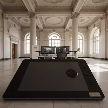 Аренда Планшет графический GTCO CalComp DrawingBoard VI 16 кнопочный проводной курсор 36x48 в зале «Чайка» (Морпорт) — ART SPACE