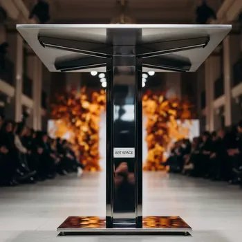 Аренда Подстолье из нержавеющей стали 1077EM в МФК «Горный» — ART SPACE